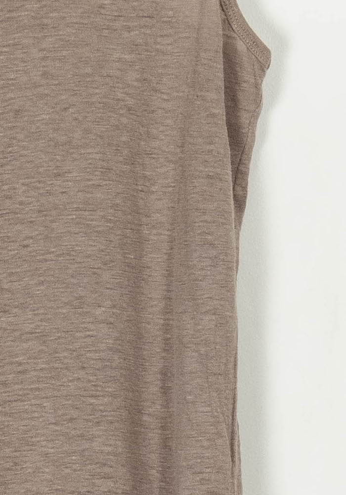 Débardeur Beige - Taille S/36 de la marque Majestic Filatures | PARAD43054 - Vendu par Paradigme - Image 3