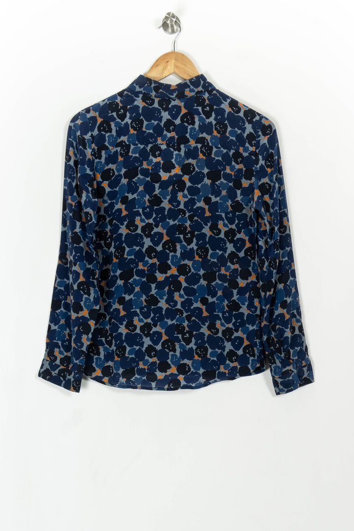 Chemise Imprimée Bleu et Noir - Taille S/36 de la marque Comptoir des Cotonniers | PARAD43055 - Vendu par Paradigme - Image 4