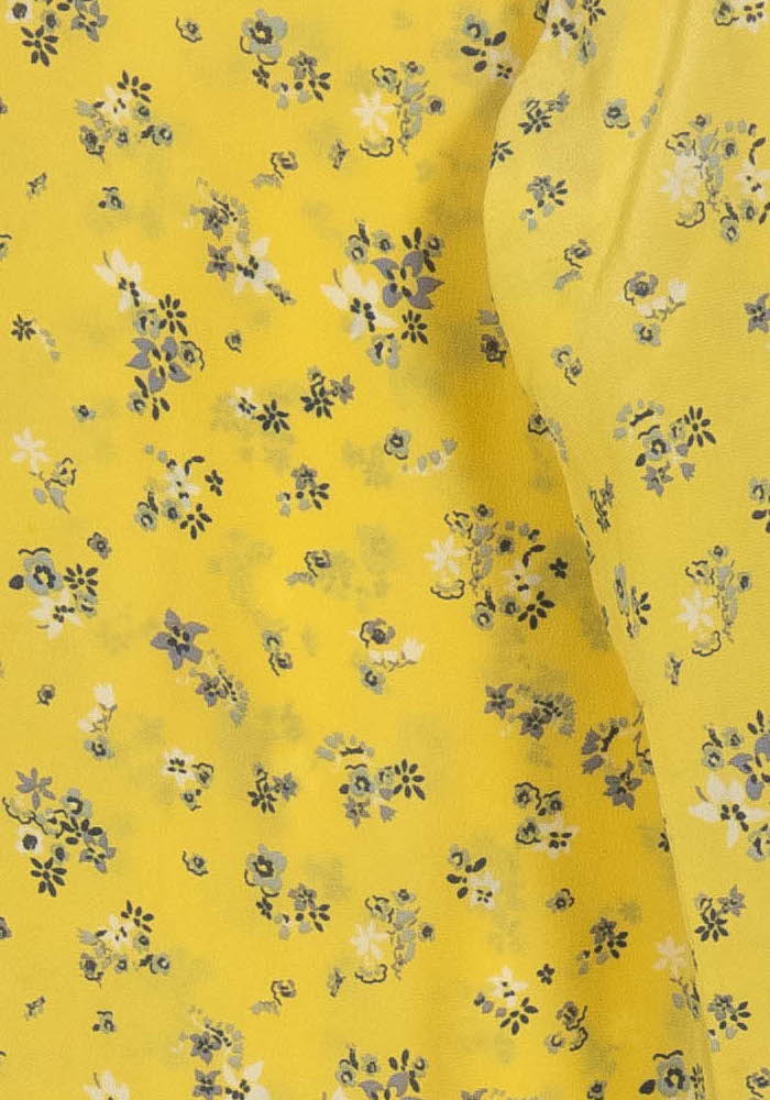 Chemise Fleurie Jaune et Bleu - Taille S/36 de la marque Comptoir des Cotonniers | PARAD43056 - Vendu par Paradigme - Image 3