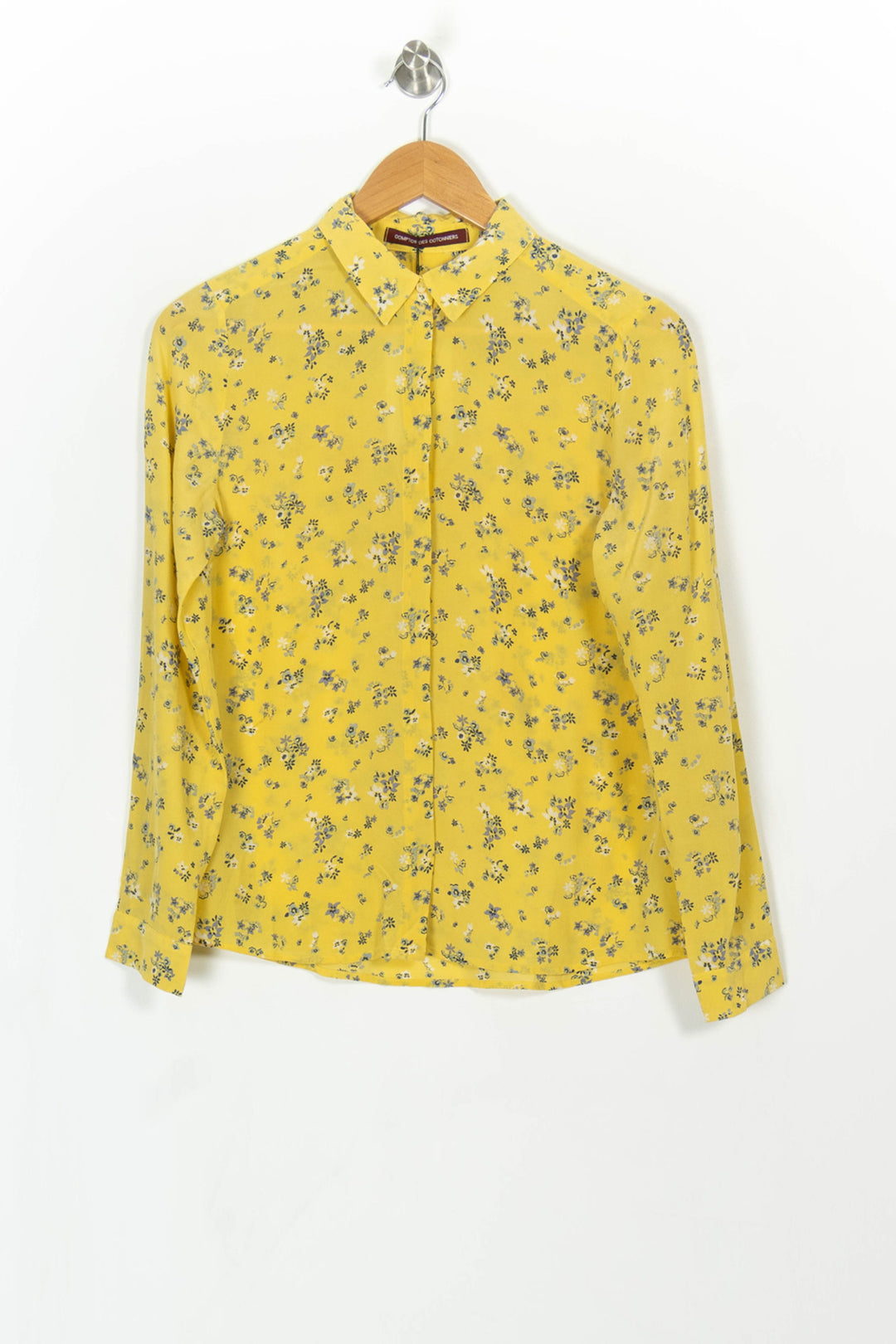 Chemise Fleurie Jaune et Bleu - Taille S/36 de la marque Comptoir des Cotonniers | PARAD43056 - Vendu par Paradigme - Image 2