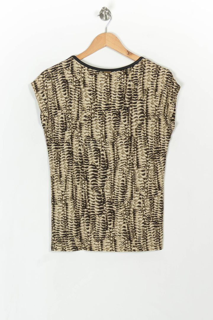 Tee-shirt Beige et Noir - Taille XS/34 de la marque One Step | PARAD43058 - Vendu par Paradigme - Image 4