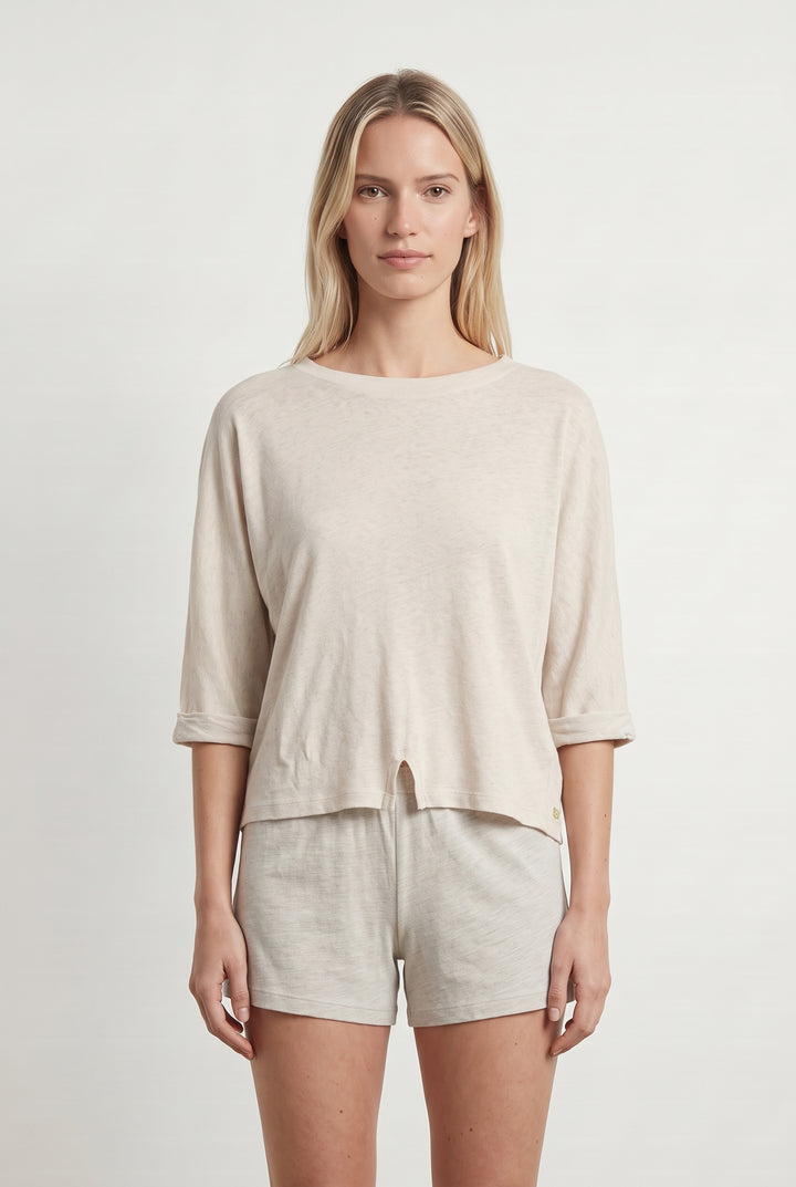 T-shirt Beige - Taille S/36 de la marque Bellerose | PARAD43162 - Vendu par Paradigme - Image 1