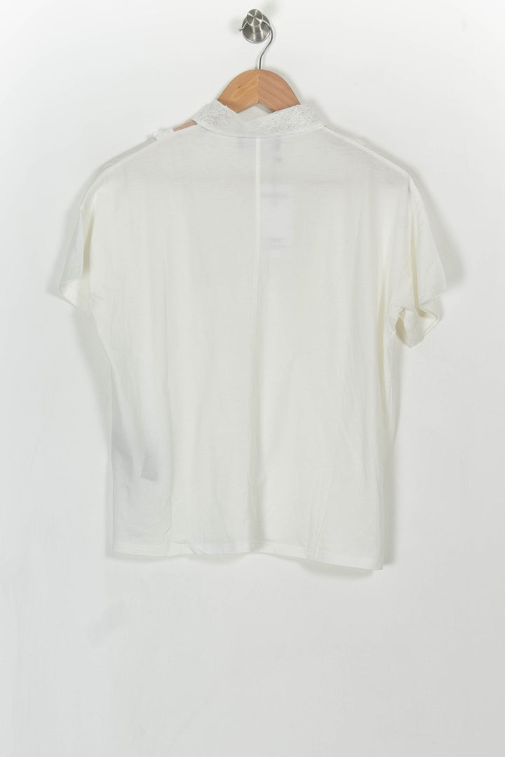 Chemisier Blanc - Taille S/36 de la marque The Kooples | PARAD43163 - Vendu par Paradigme - Image 4