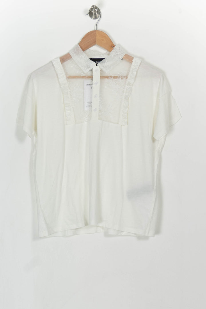 Chemisier Blanc - Taille S/36 de la marque The Kooples | PARAD43163 - Vendu par Paradigme - Image 2