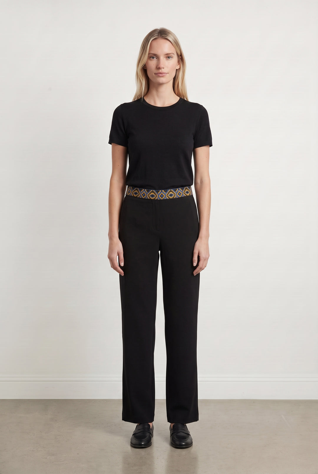 Pantalon Noir et Jaune - Taille S/36 de la marque La Fée Maraboutée | PARAD43182 - Vendu par Paradigme - Image 1