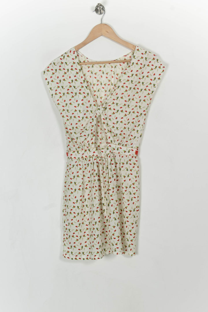 Robe Courte Blanche et Rouge - Taille S/36 de la marque Opullence | PARAD43184 - Vendu par Paradigme - Image 4
