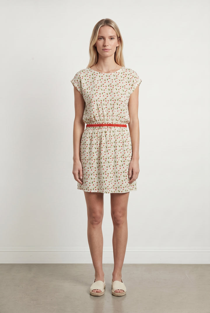 Robe Courte Blanche et Rouge - Taille S/36 de la marque Opullence | PARAD43184 - Vendu par Paradigme - Image 1