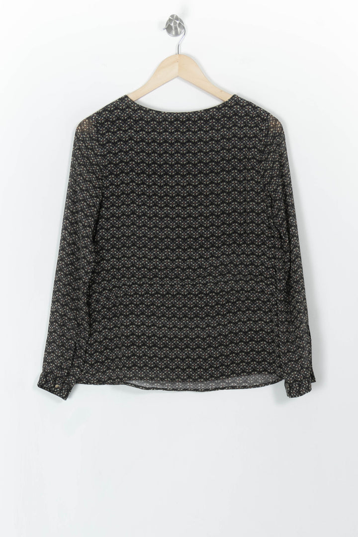 Blouse Noire et Blanche - Taille S/36 de la marque Sézane | PARAD43185 - Vendu par Paradigme - Image 4