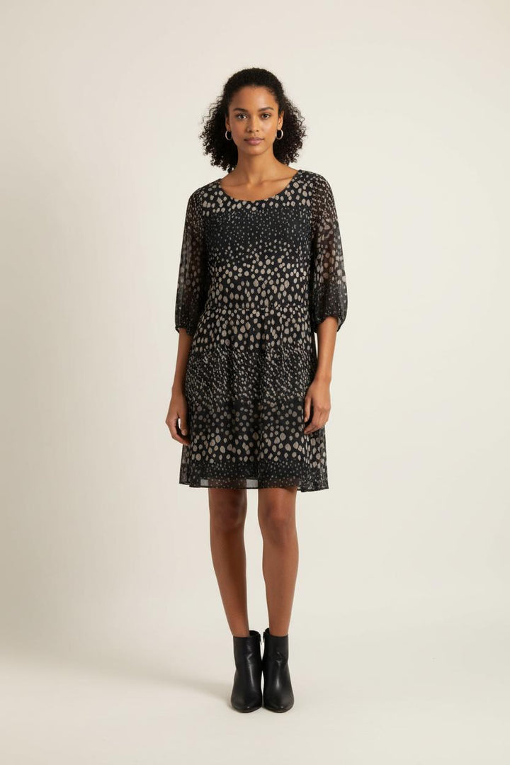 Robe Courte Noire et Beige - Taille L/40 de la marque ba&sh | PARAD43186 - Vendu par Paradigme - Image 1