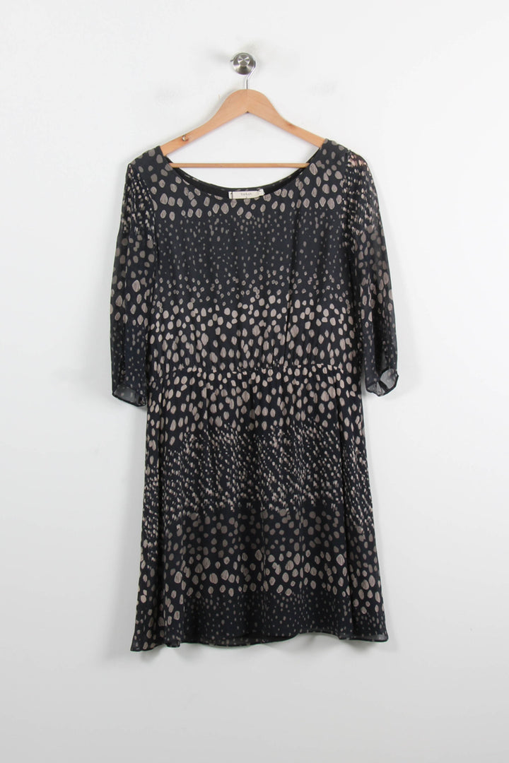 Robe Courte Noire et Beige - Taille L/40 de la marque ba&sh | PARAD43186 - Vendu par Paradigme - Image 2