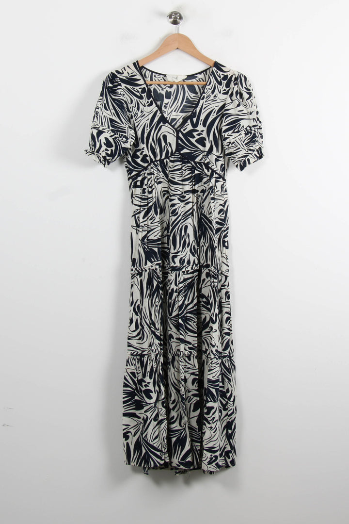Robe Longue Bleu et Blanche - Taille XS/34 de la marque ba&sh | PARAD43189 - Vendu par Paradigme - Image 2