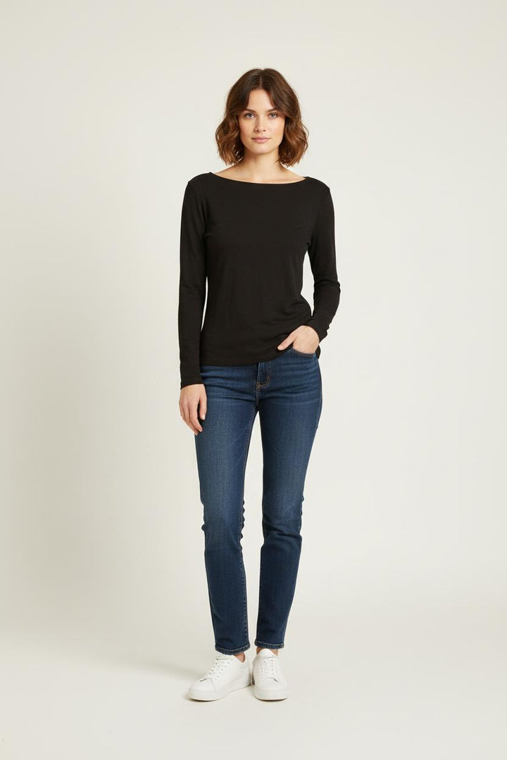 T-shirt Manches Longues Noir - Taille XS/34 de la marque ba&sh | PARAD43191 - Vendu par Paradigme - Image 1