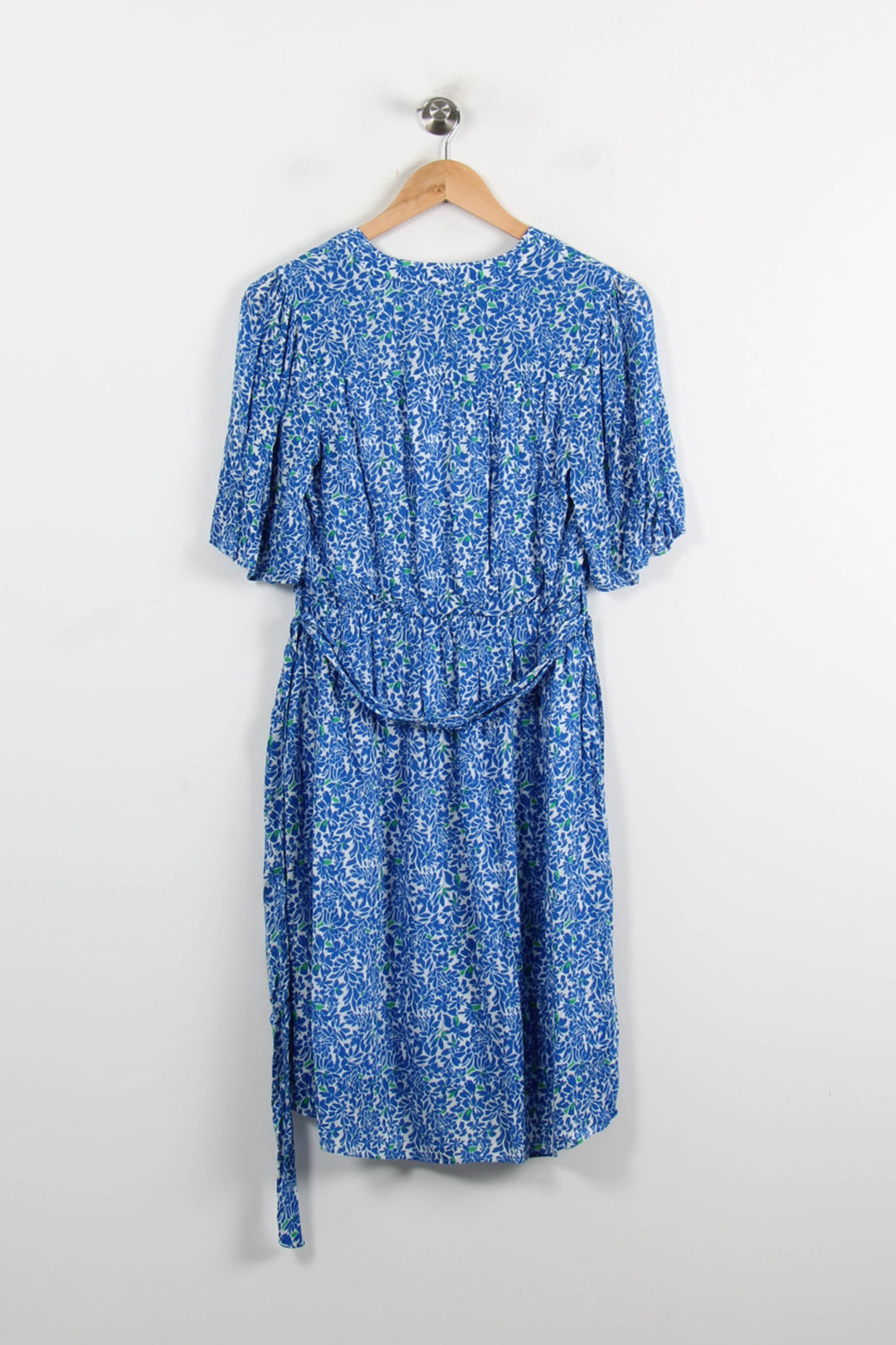 Robe courte bleue et blanche - Taille S/36 de la marque Caroll | PARAD43194 - Vendu par Paradigme - Image 4
