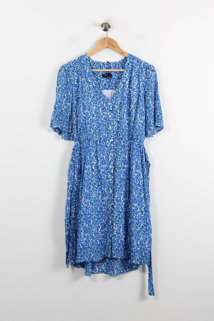 Robe courte bleue et blanche - Taille S/36 de la marque Caroll | PARAD43194 - Vendu par Paradigme - Image 2