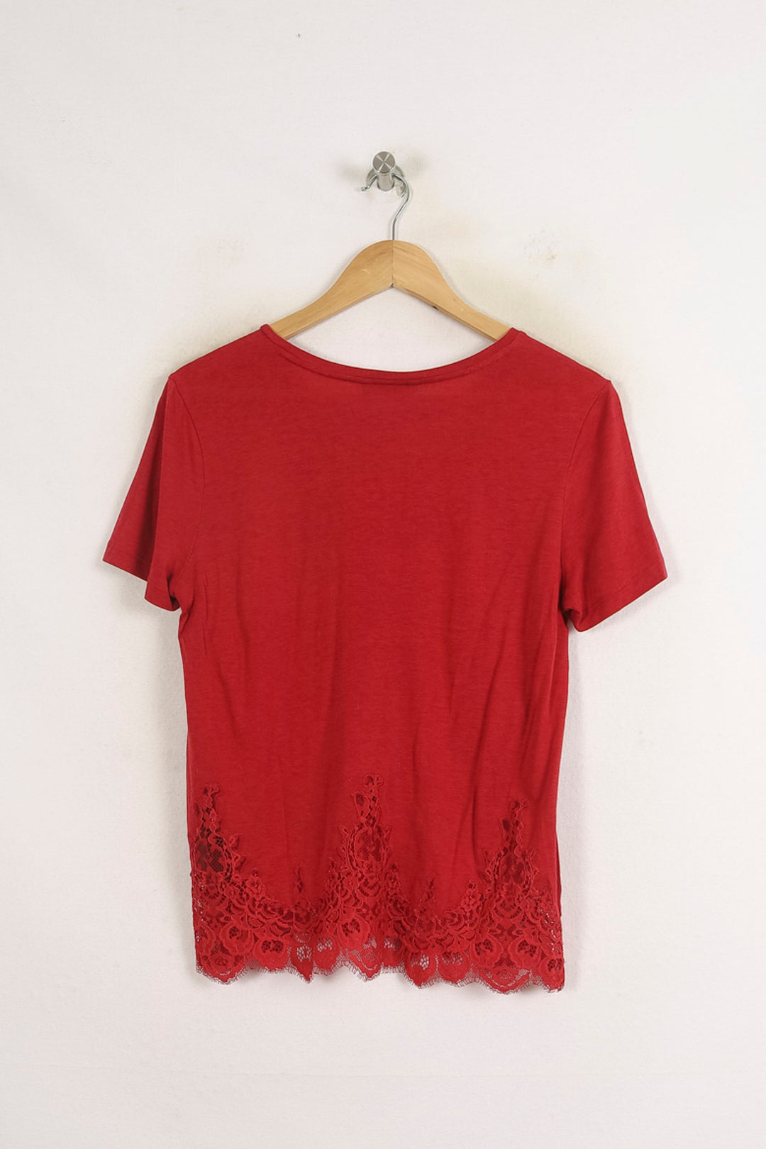 Tee-shirt Rouge - Taille M/38 de la marque The Kooples | PARAD43198 - Vendu par Paradigme - Image 4