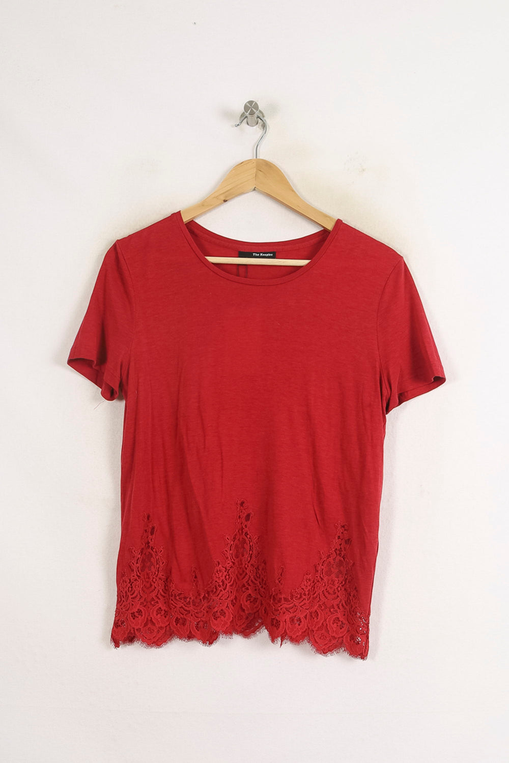 Tee-shirt Rouge - Taille M/38 de la marque The Kooples | PARAD43198 - Vendu par Paradigme - Image 2