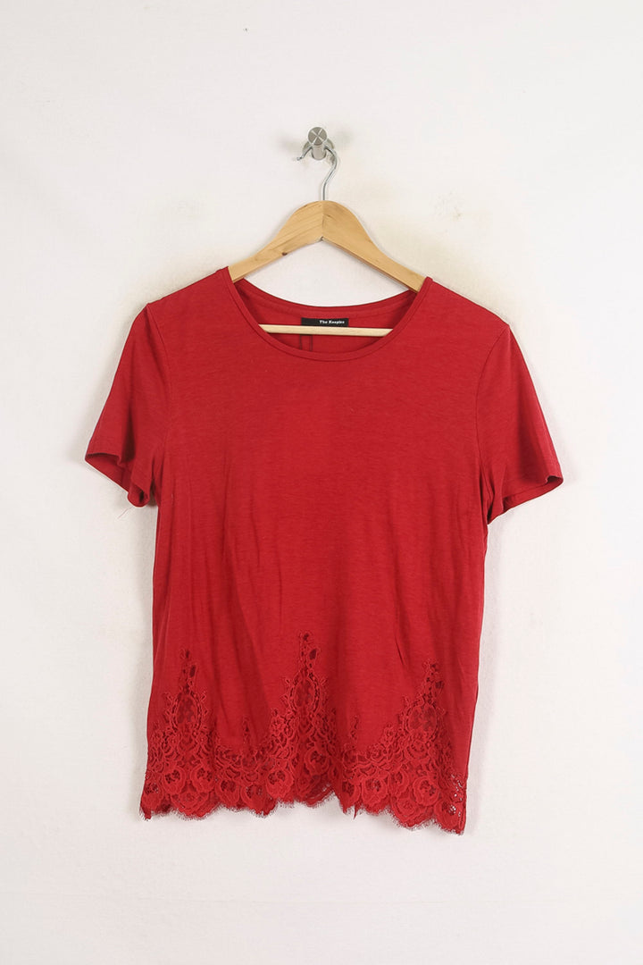 Tee-shirt Rouge - Taille M/38 de la marque The Kooples | PARAD43198 - Vendu par Paradigme - Image 2