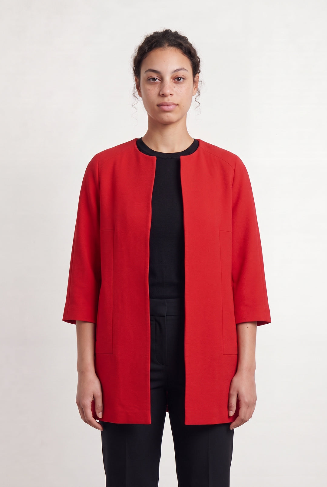 Manteau Rouge - Taille L/40 de la marque ZAPA | PARAD43199 - Vendu par Paradigme - Image 1