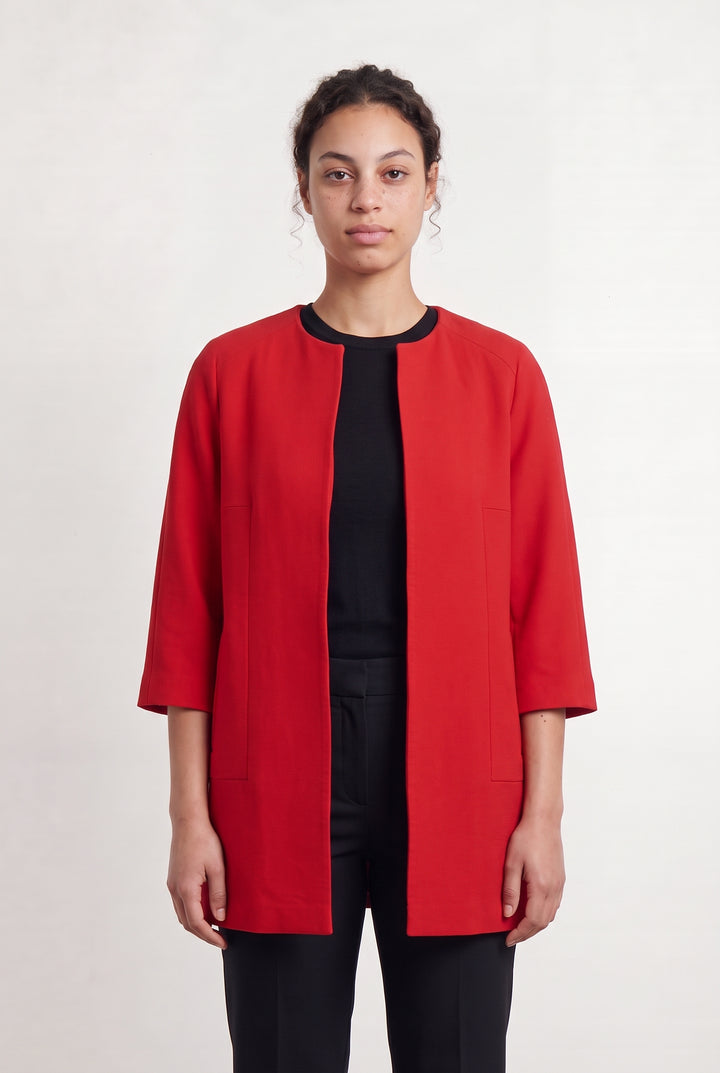 Manteau Rouge - Taille L/40 de la marque ZAPA | PARAD43199 - Vendu par Paradigme - Image 1