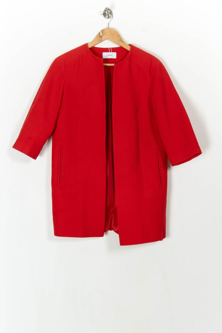 Manteau Rouge - Taille L/40 de la marque ZAPA | PARAD43199 - Vendu par Paradigme - Image 2