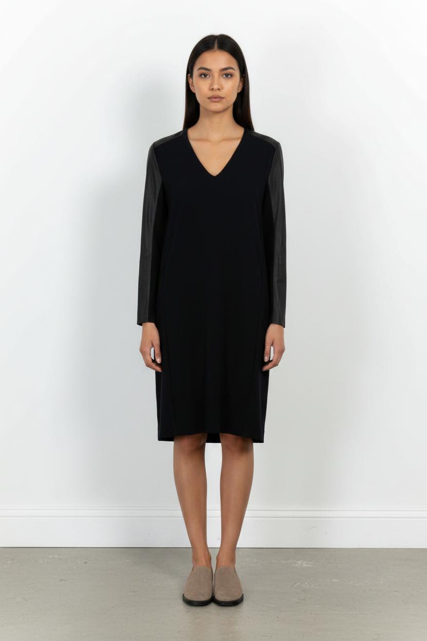 Robe Midi Noire - Taille M/38 de la marque Maje | PARAD43201 - Vendu par Paradigme - Image 1