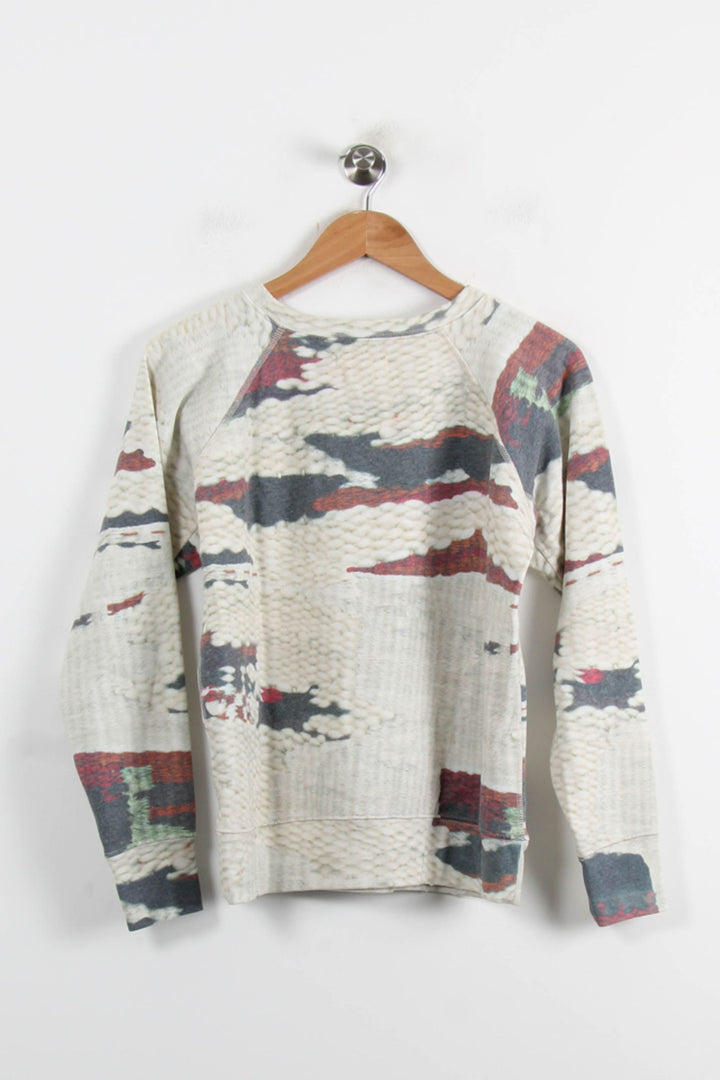 Sweat Beige et Gris - Taille S/36 de la marque Isabel Marant | PARAD43209 - Vendu par Paradigme - Image 4