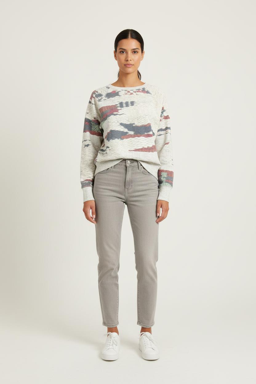 Sweat Beige et Gris - Taille S/36 de la marque Isabel Marant | PARAD43209 - Vendu par Paradigme - Image 1