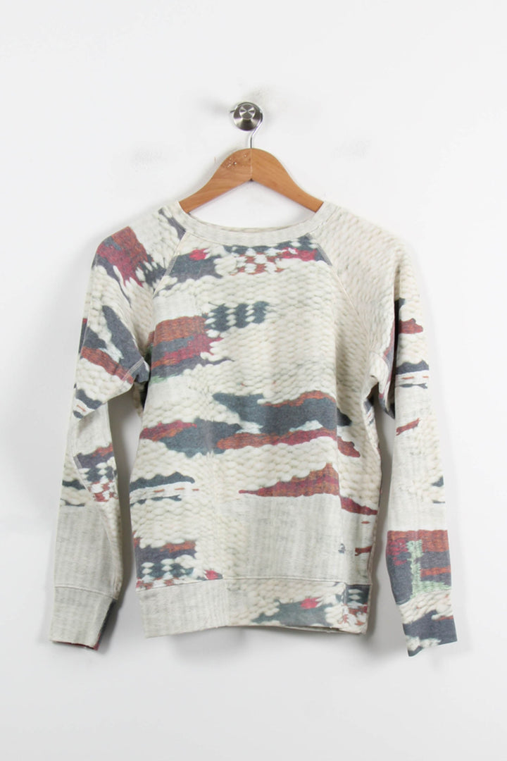 Sweat Beige et Gris - Taille S/36 de la marque Isabel Marant | PARAD43209 - Vendu par Paradigme - Image 2