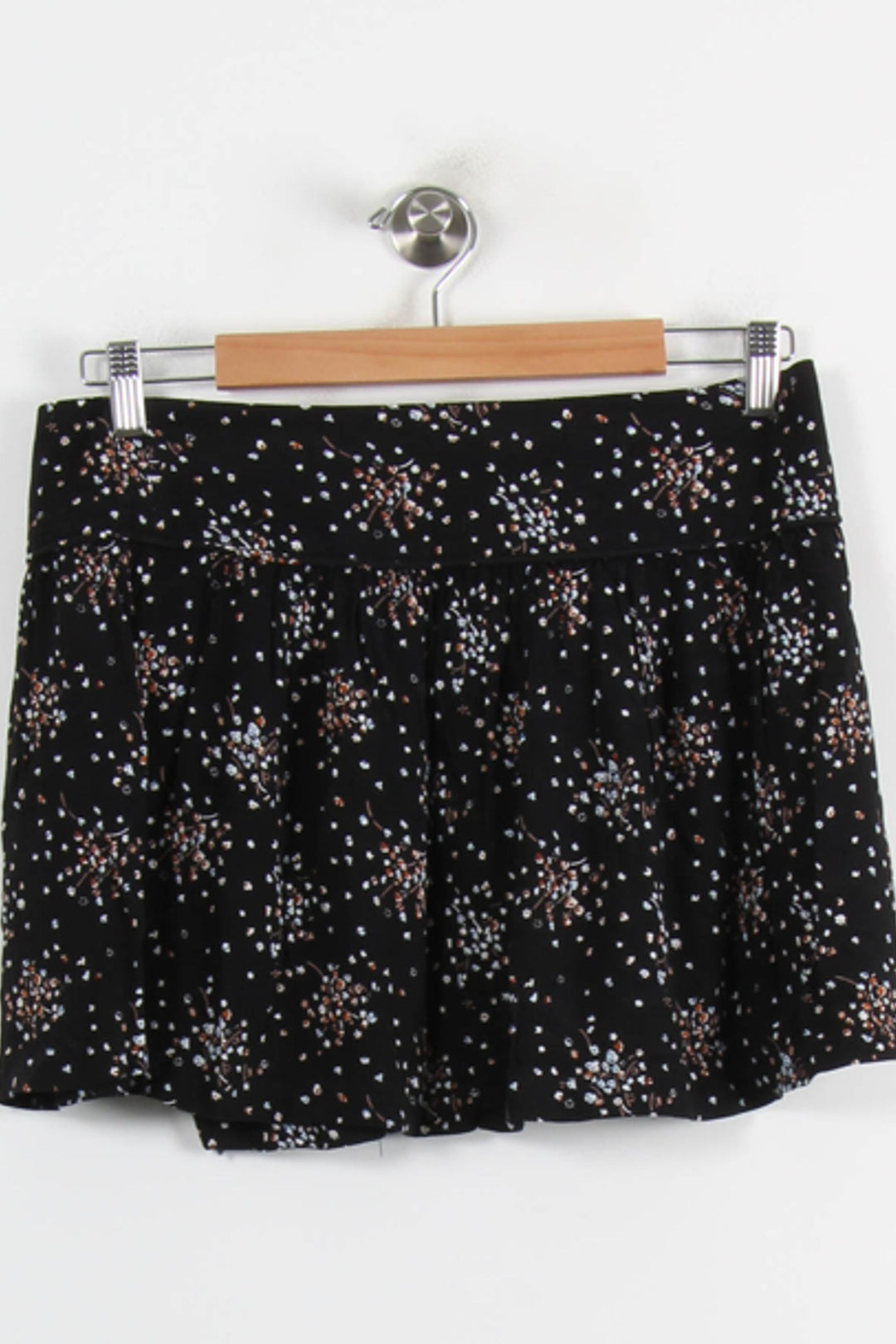 Jupe Fleurie Noire et Blanche - Taille XS/34 de la marque ba&sh | PARAD43212 - Vendu par Paradigme - Image 4