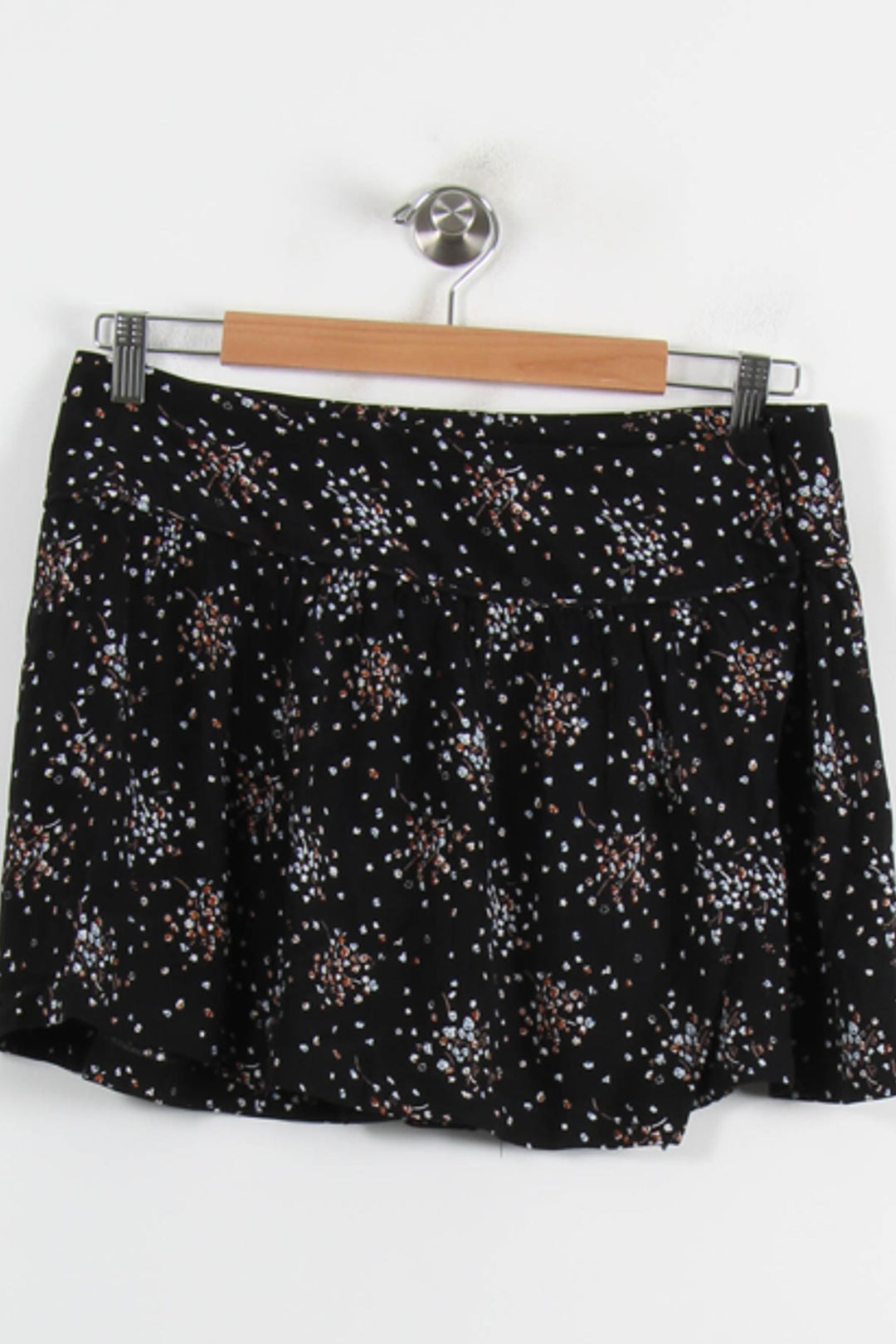 Jupe Fleurie Noire et Blanche - Taille XS/34 de la marque ba&sh | PARAD43212 - Vendu par Paradigme - Image 2