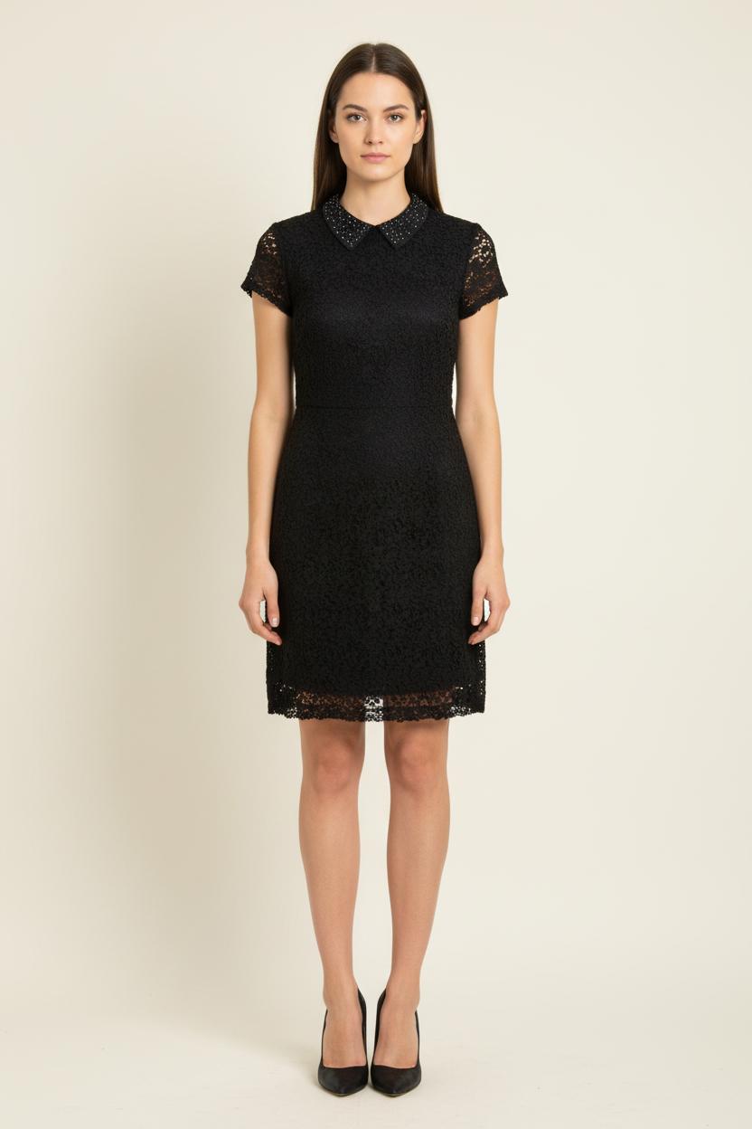 Robe Courte Noire - Taille XXL/44 de la marque IKKS | PARAD43222 - Vendu par Paradigme - Image 1