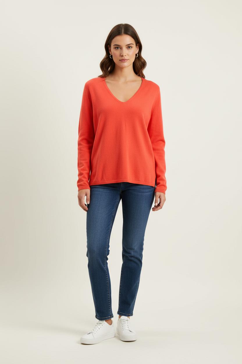 Pull Rouge - Taille M/38 de la marque One Step | PARAD43223 - Vendu par Paradigme - Image 1