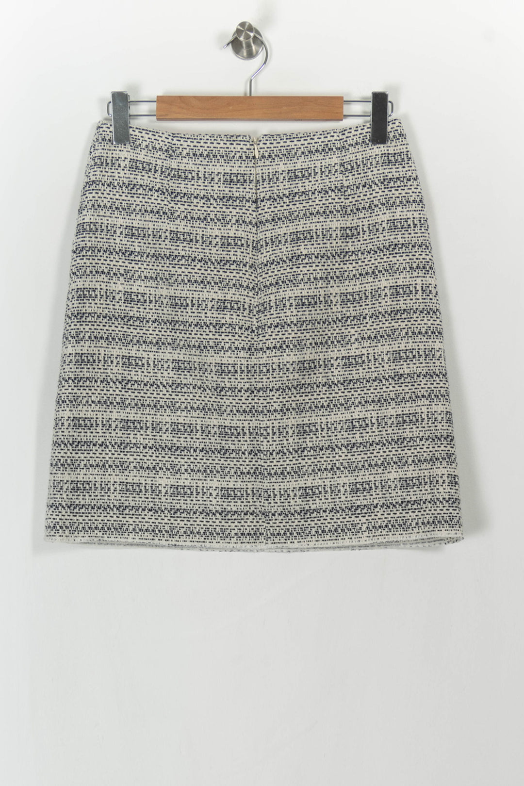 Jupe Courte Blanche et Noire - Taille M/38 de la marque Caroll | PARAD43224 - Vendu par Paradigme - Image 4