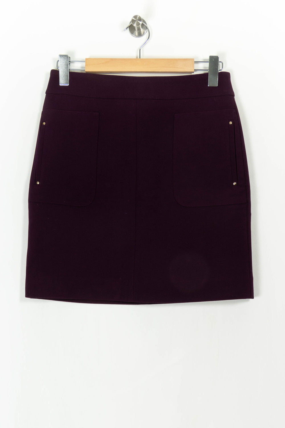 Jupe Courte Violette - Taille M/38 de la marque Caroll | PARAD43229 - Vendu par Paradigme - Image 2