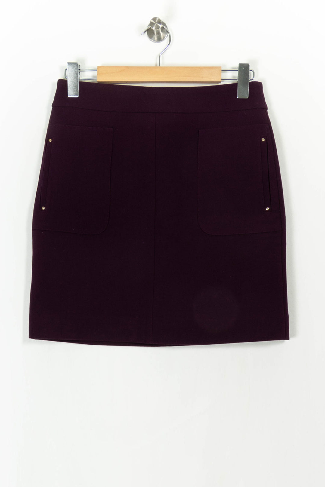 Jupe Courte Violette - Taille M/38 de la marque Caroll | PARAD43229 - Vendu par Paradigme - Image 2