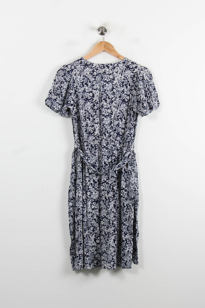Robe Bleu et Blanche - Taille S/36 de la marque La Fée Maraboutée | PARAD43231 - Vendu par Paradigme - Image 4