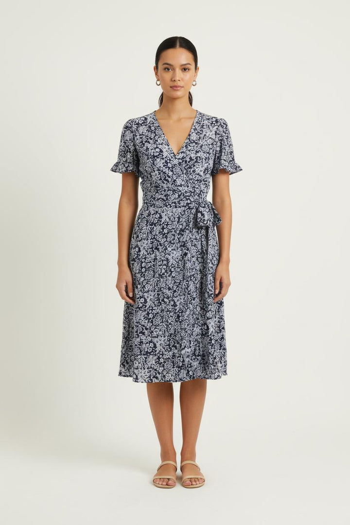 Robe Bleu et Blanche - Taille S/36 de la marque La Fée Maraboutée | PARAD43231 - Vendu par Paradigme - Image 1