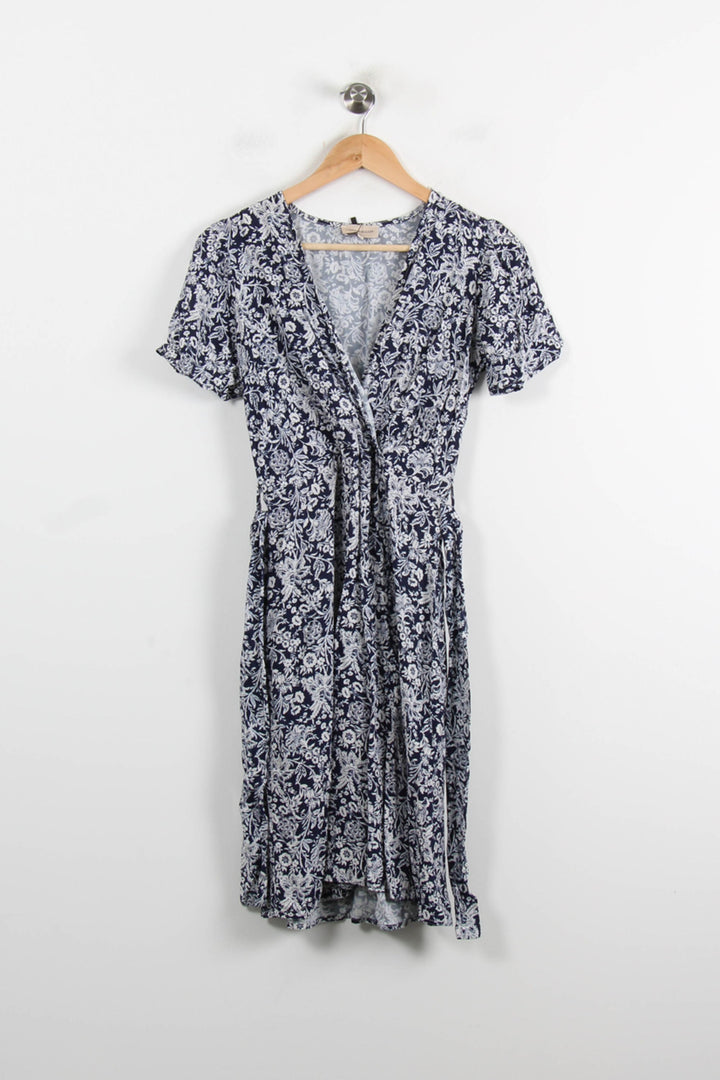 Robe Bleu et Blanche - Taille S/36 de la marque La Fée Maraboutée | PARAD43231 - Vendu par Paradigme - Image 2