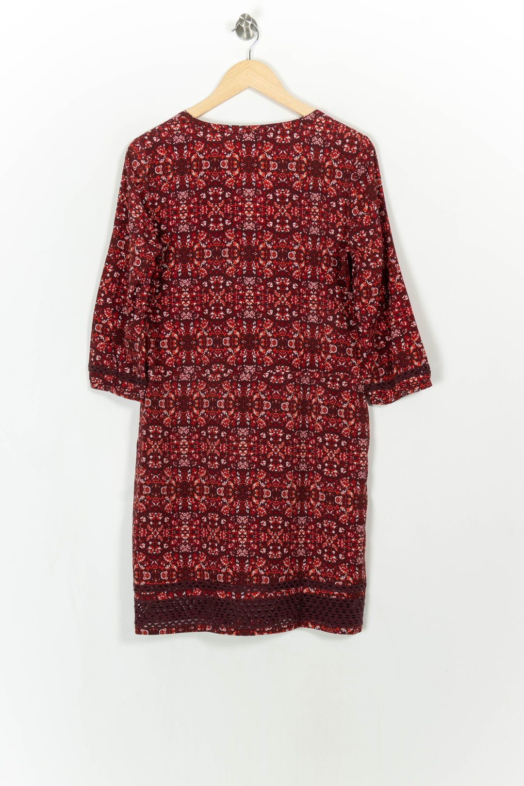Robe Courte Rouge et Blanche - Taille M/38 de la marque Caroll | PARAD43234 - Vendu par Paradigme - Image 4