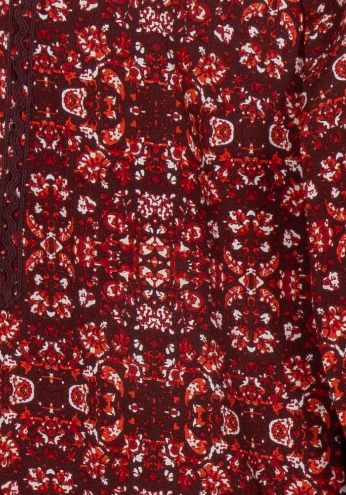 Robe Courte Rouge et Blanche - Taille M/38 de la marque Caroll | PARAD43234 - Vendu par Paradigme - Image 3