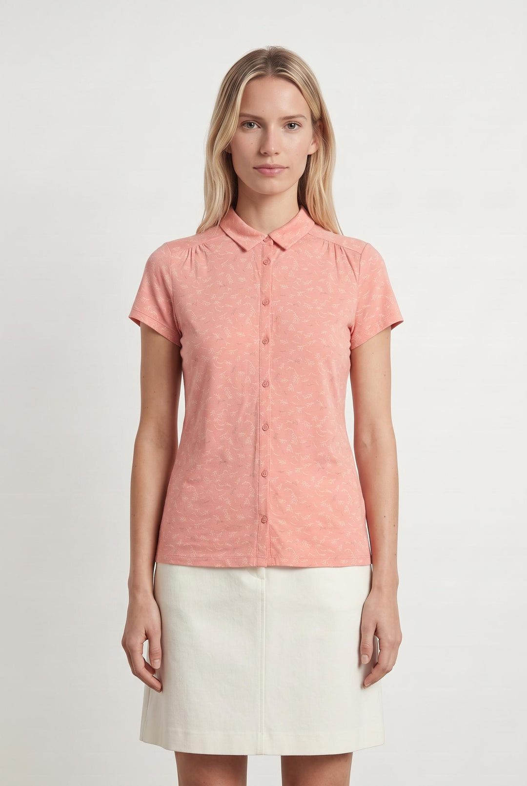 Chemisier Rose - Taille S/36 de la marque Caroll | PARAD43238 - Vendu par Paradigme - Image 1