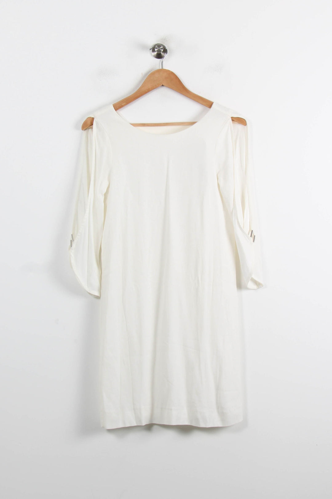 Robe Droite Blanche - Taille S/36 de la marque IKKS | PARAD43292 - Vendu par Paradigme - Image 2