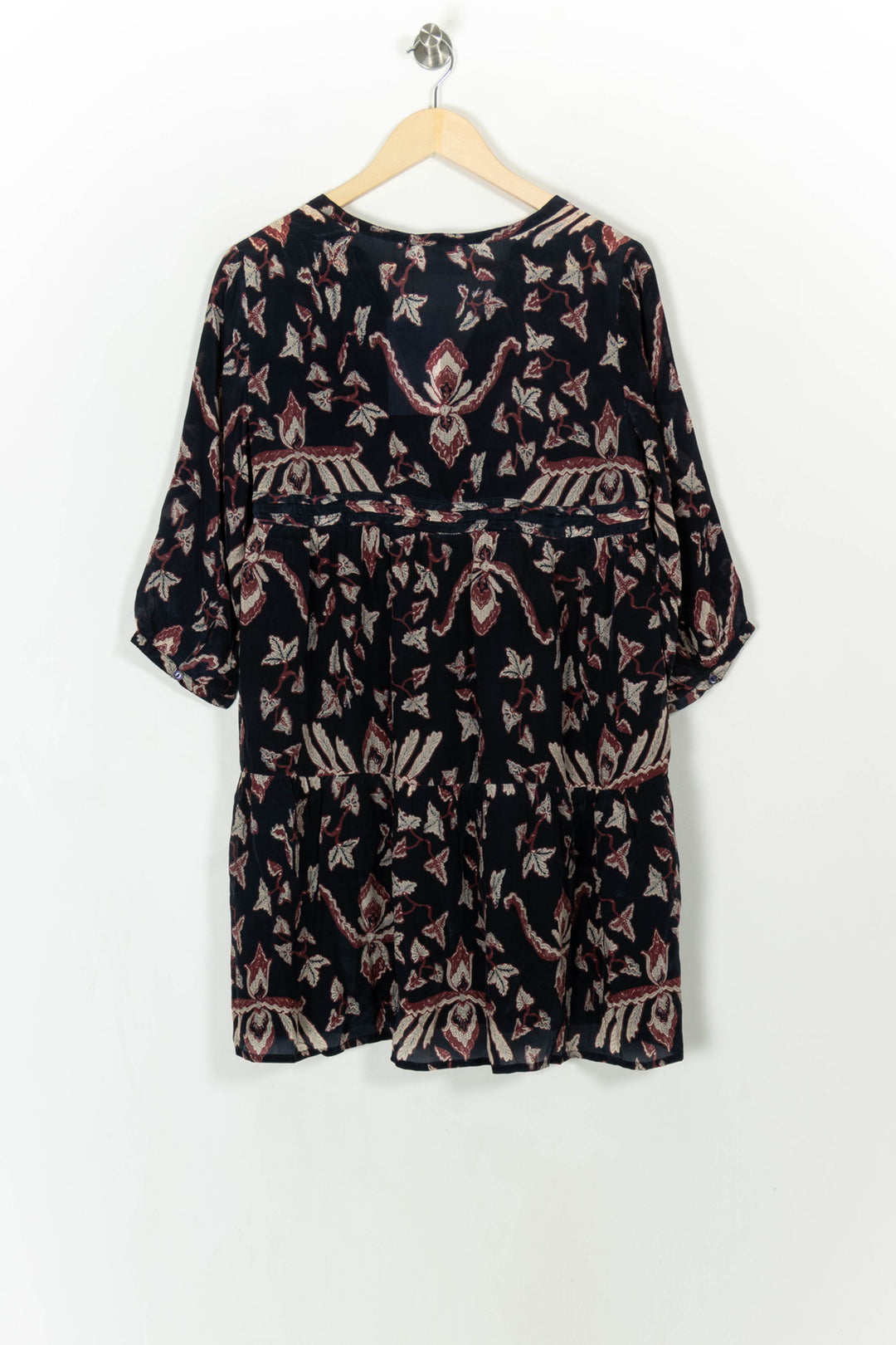 Robe Courte Noire et Bordeaux - Taille S/36 de la marque ba&sh | PARAD43306 - Vendu par Paradigme - Image 4