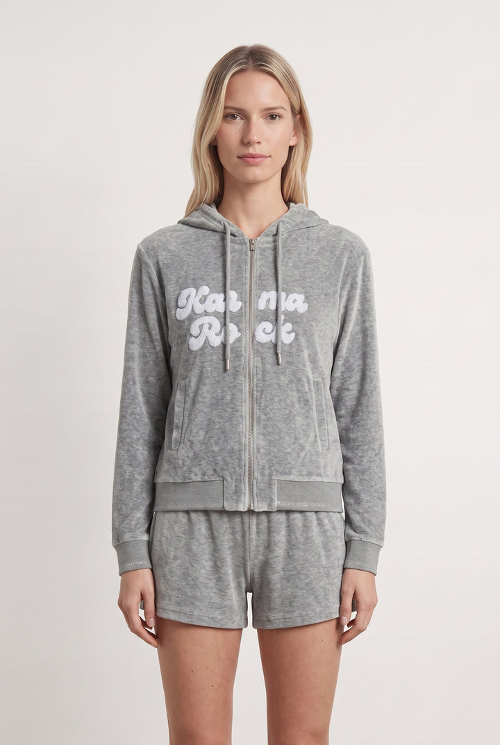 Sweat À Capuche Gris - Taille M/38 de la marque IKKS | PARAD43307 - Vendu par Paradigme - Image 1
