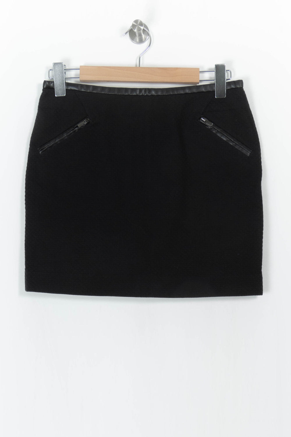 Jupe Courte Noire - Taille L/40 de la marque Comptoir des Cotonniers | PARAD43308 - Vendu par Paradigme - Image 2
