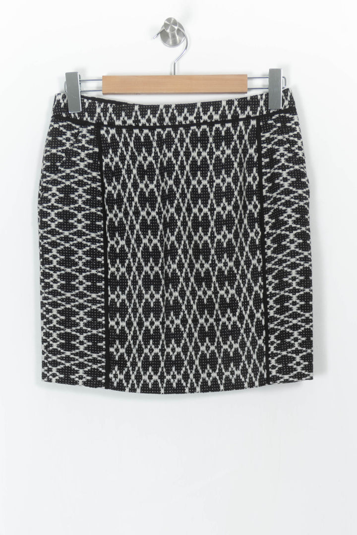 Jupe Courte Noire et Blanche - Taille M/38 de la marque Comptoir des Cotonniers | PARAD43312 - Vendu par Paradigme - Image 2