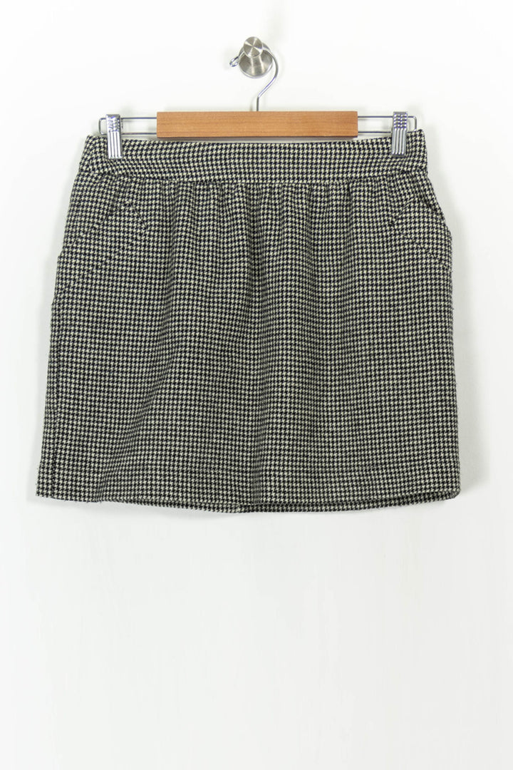 Jupe Courte Noire et Blanche - Taille M/38 de la marque Des petits hauts | PARAD43318 - Vendu par Paradigme - Image 2
