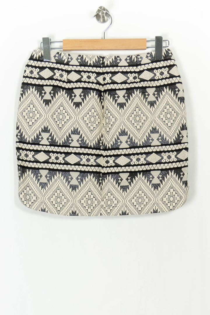 Jupe Courte Écrue et Noire - Taille L/40 de la marque Karl Marc John | PARAD43323 - Vendu par Paradigme - Image 4
