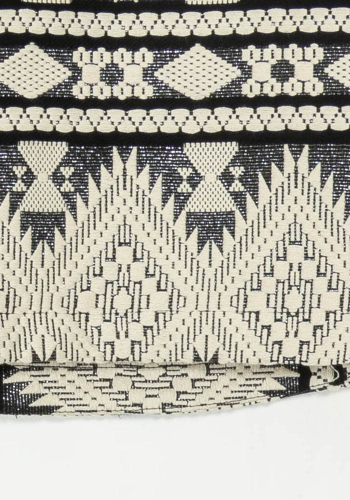 Jupe Courte Écrue et Noire - Taille L/40 de la marque Karl Marc John | PARAD43323 - Vendu par Paradigme - Image 3