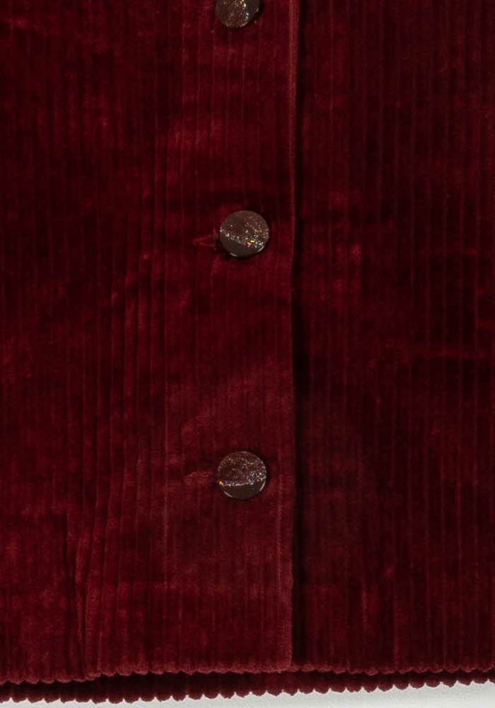 Jupe Courte Bordeaux - Taille M/38 de la marque Des petits hauts | PARAD43324 - Vendu par Paradigme - Image 3